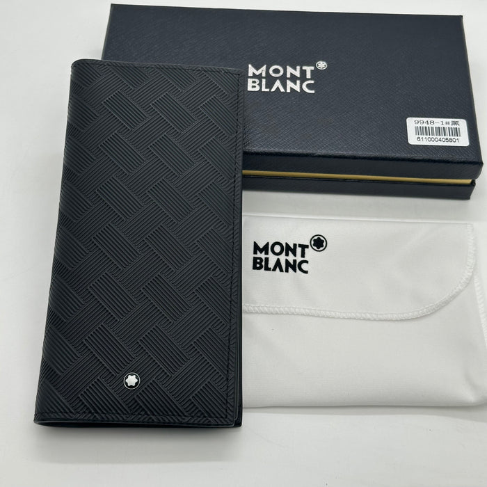 Montblanc Vertical Billfold Wallet Real Leather (Montblanc Collection)
