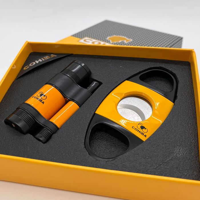 Cohiba Ashtray and lighter Set