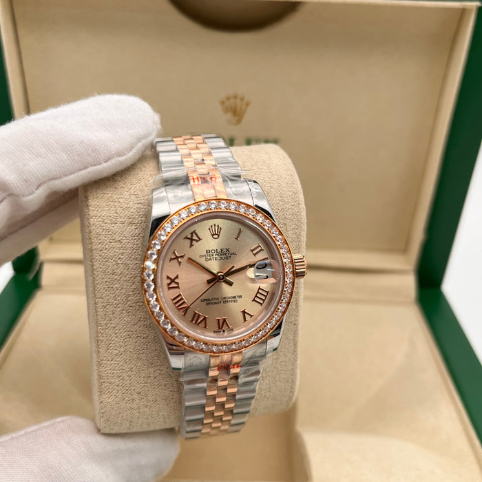 Rolex Datejust 31mm Roman Diamond Dial