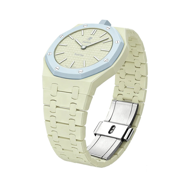 AP X SWATCH ROYAL POP
Bioceramic Strap - Lime Green