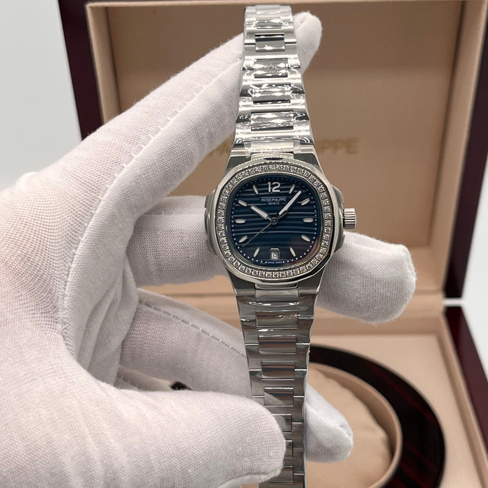 Patek Philippe Nautilus-Style Stainless Steel 33MM Watch – Navy Blue Dial