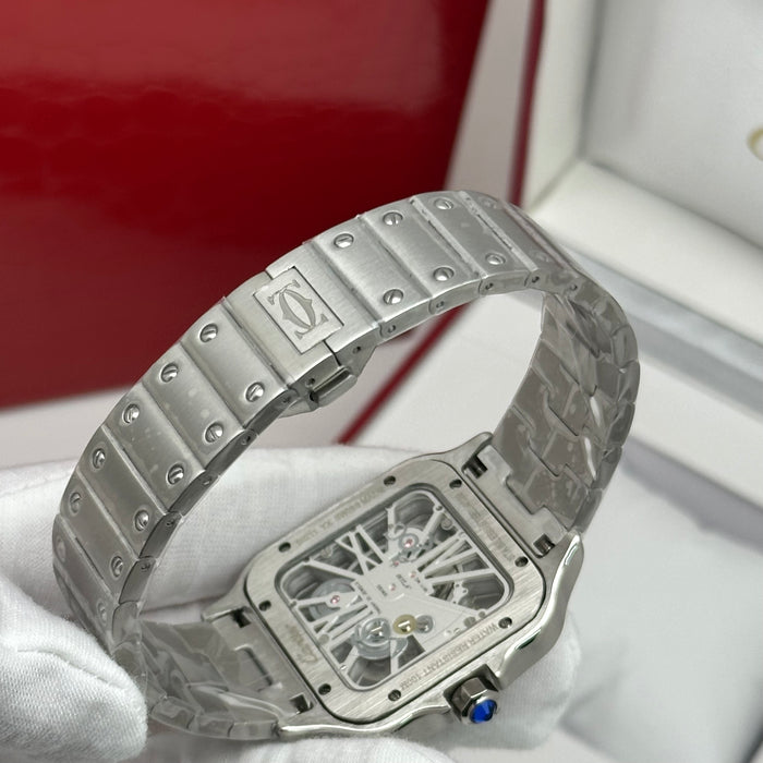 Santos de Cartier Skeleton Watch Automatic