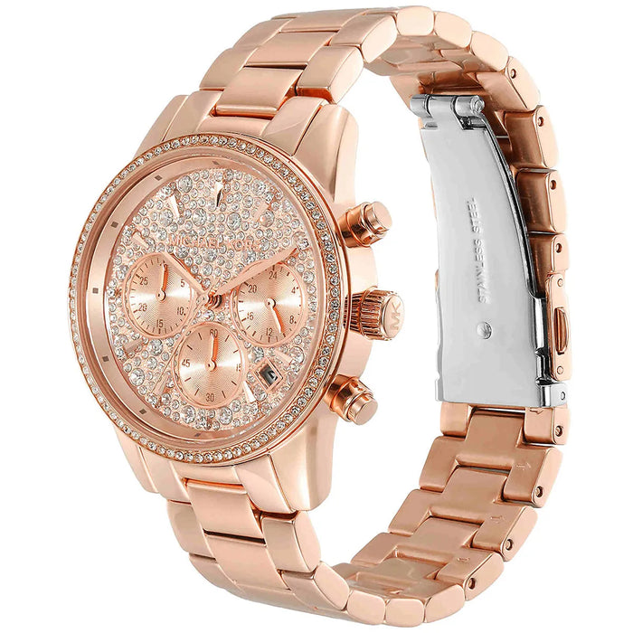 Michael Kors Ritz Chronograph Mk7302 Authentic