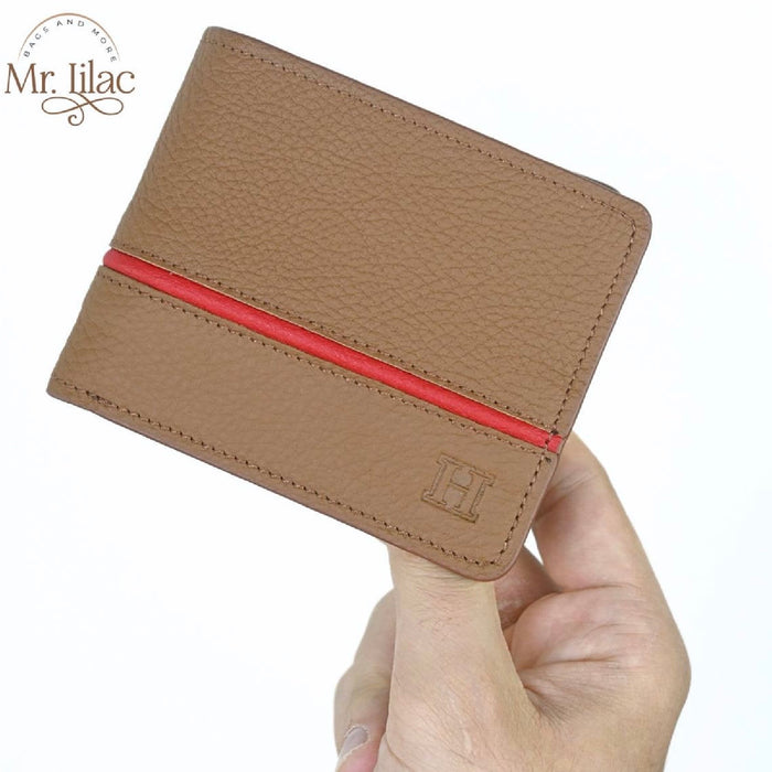 “H” Real Leather Wallet