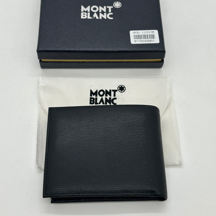 Montblanc Black Bifold Real Leather Wallet (Montblanc Collection)