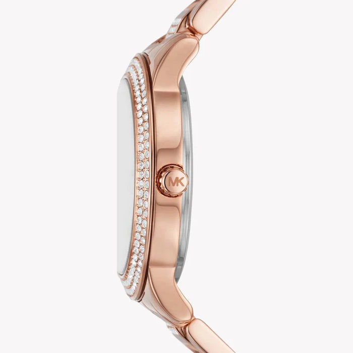 Michael Kors Tibby Pave Silver-Tone Women's Watch Mk6928 Authentic