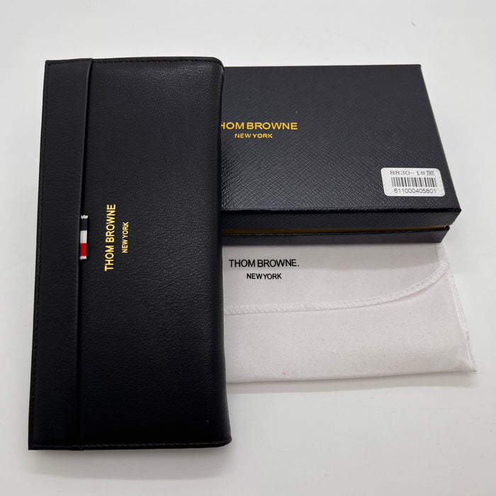 Thom Browne pebbled-leather long wallet
