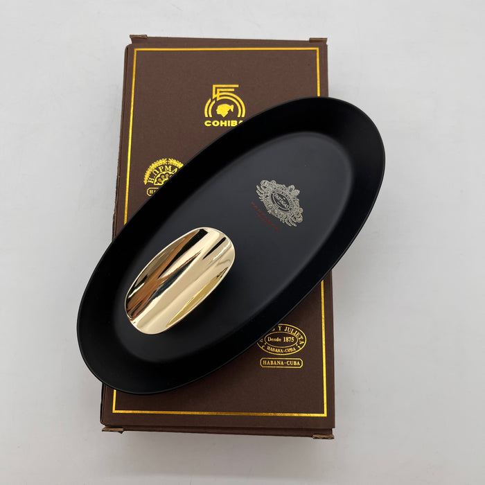 Lubinski Boat-Shaped Single Cigar Ceramic Ashtray