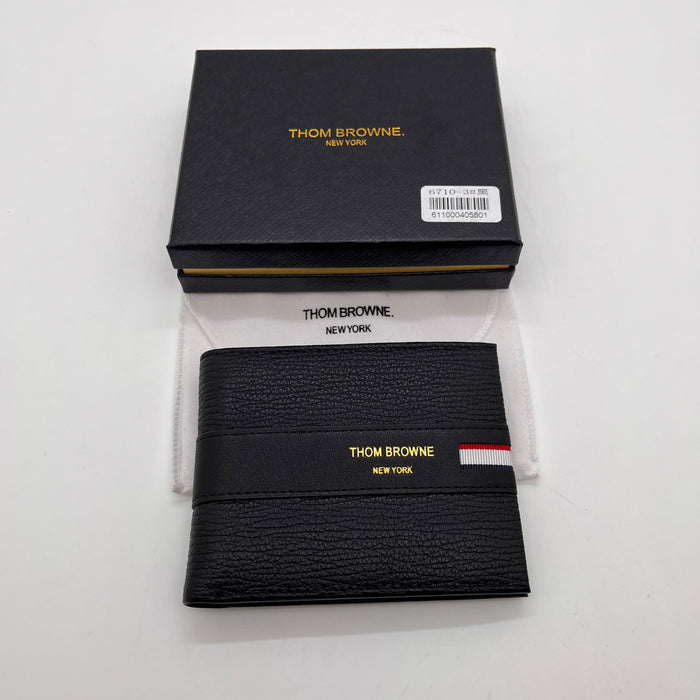 Thom Browne Pebble Grain Leather Bifold Wallet