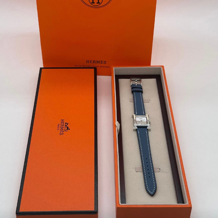 H Stress With Navy Blue Strap Watch