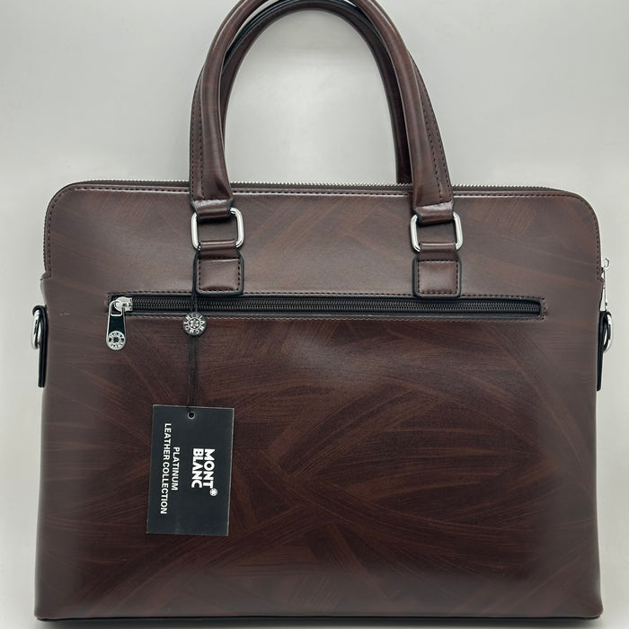 Montblanc Leather Laptop Bag