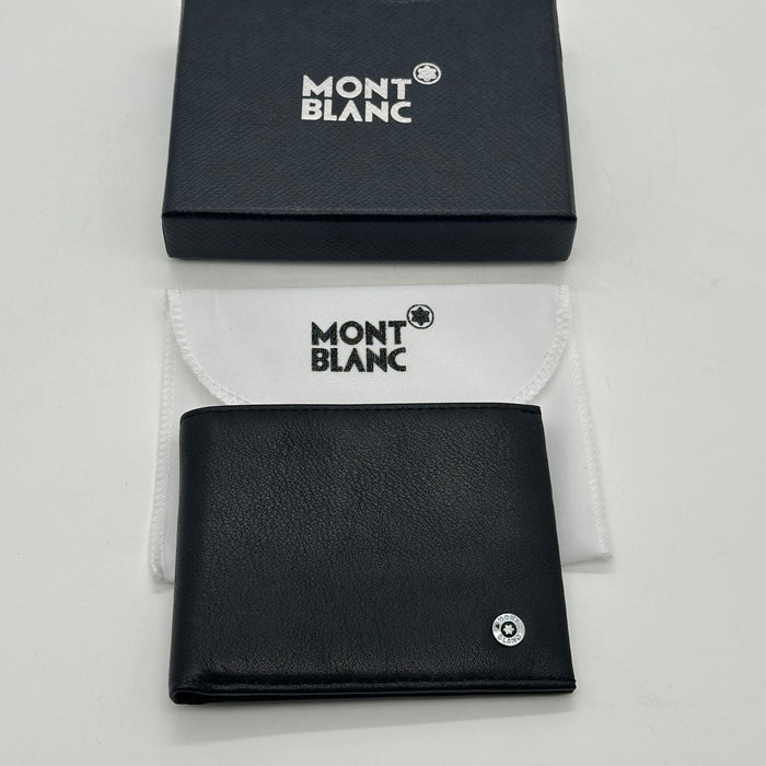 Montblanc Black Real Leather Wallet (Montblanc Collection)