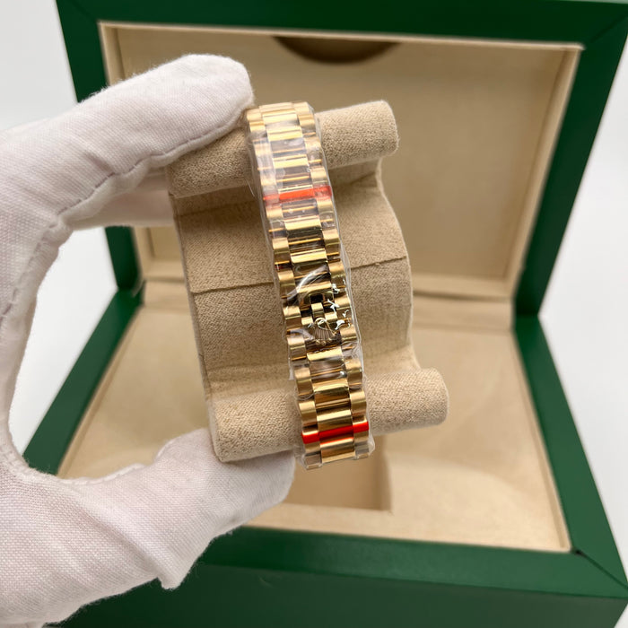 Rolex Datejust 31mm Grey Dial With Roman Numbers And Gold Bracelets
