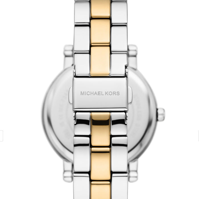 Michael Kors Women's Corey Three-Hand Two-Tone Watch Mk7348 Authentic