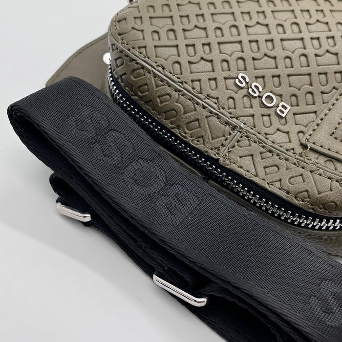 Hugo Boss Olive Green Crossbody Bag (Boss Collection)