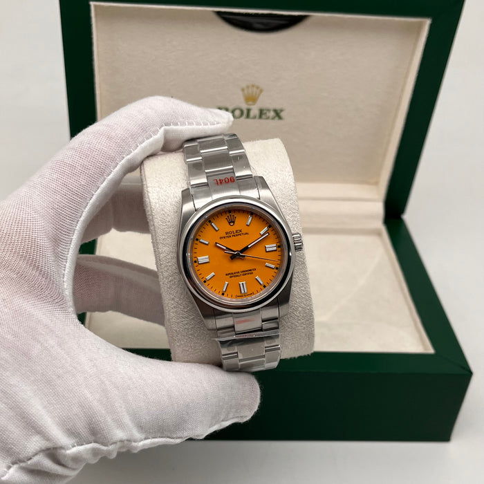 Rolex Oyster Perpetual Yellow Dial (5A+)