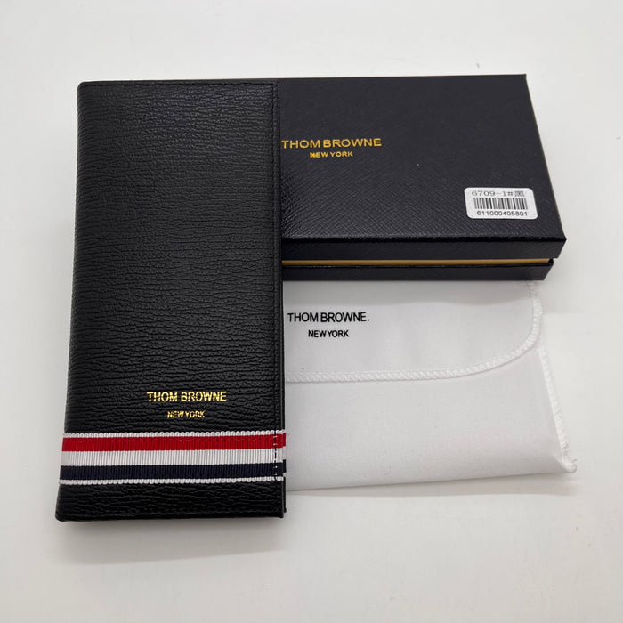 Thom Browne pebbled-leather long wallet