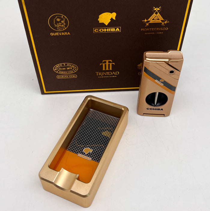 Cohiba Ashtray And Lighter Set