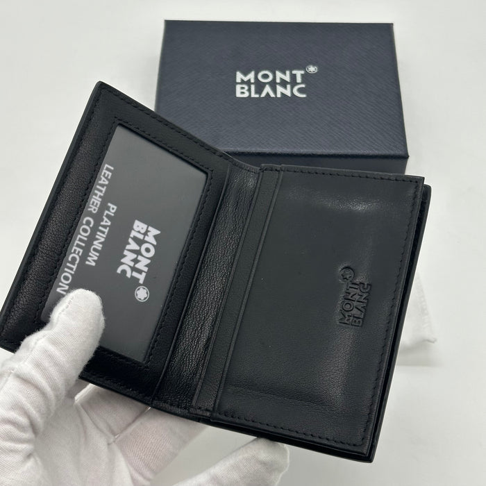 Montblanc Black Real Leather Wallet (Montblanc Collection)