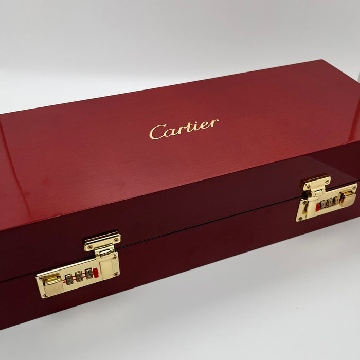 Cartier Lacquered Wood Watch Display Case