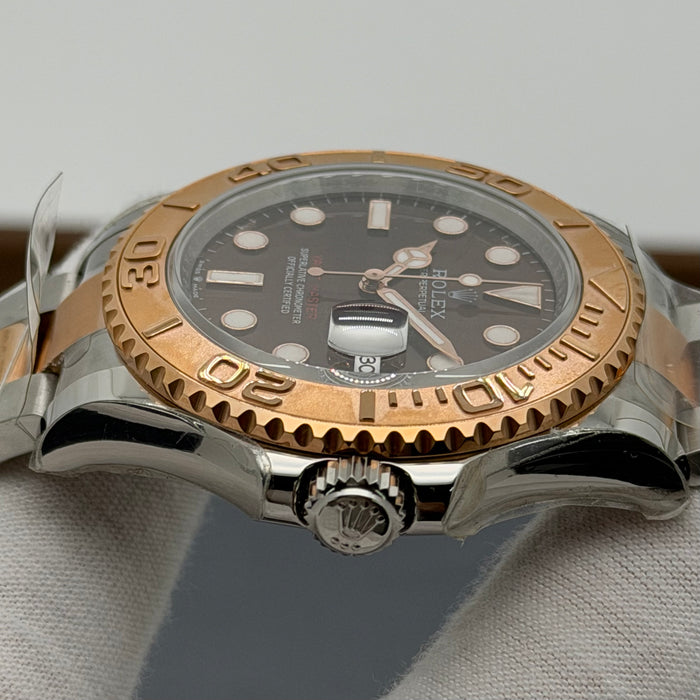 Rolex Oyster Perpetual Yacht- Master 40 two-tone Brown Dial  -Swiss Super Clone