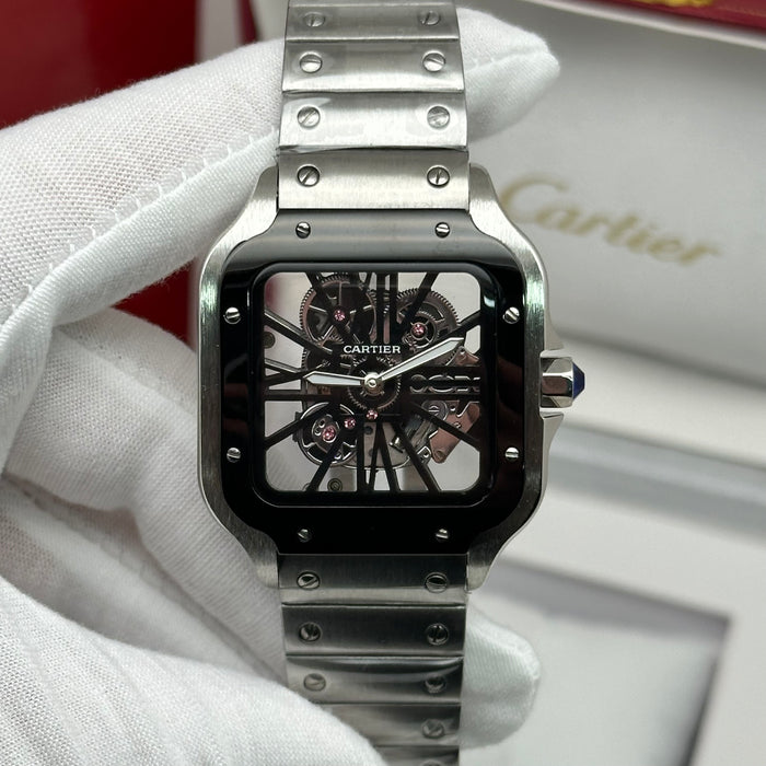 Santos De Cartier skeleton Automatic