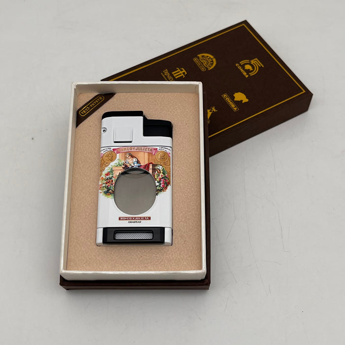 Cohiba 2-in-1 Torch Cigar Lighter and Guillotine Cutter Combo