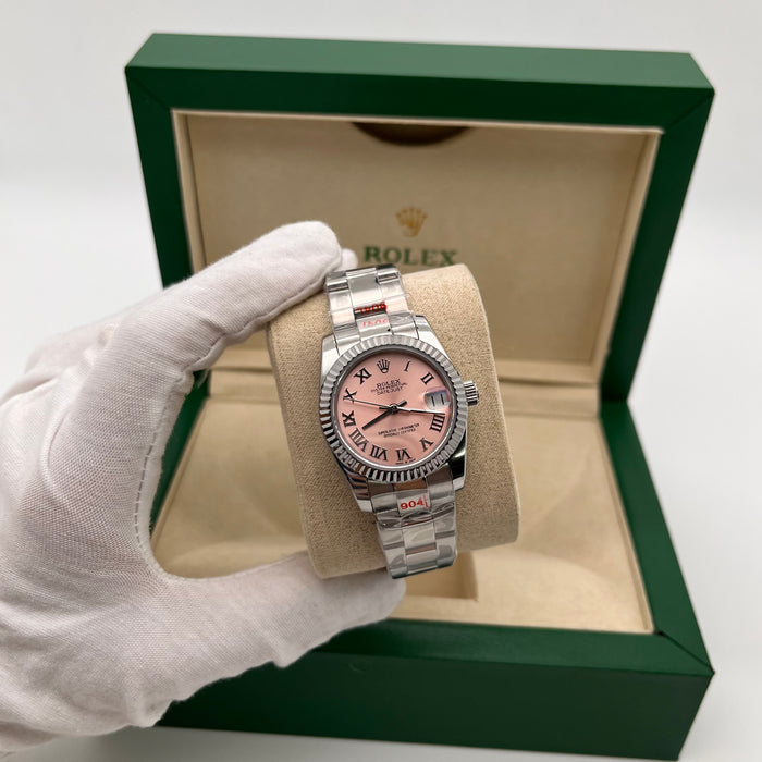 Rolex Datejust 31mm Roman Rose Diamond Dial