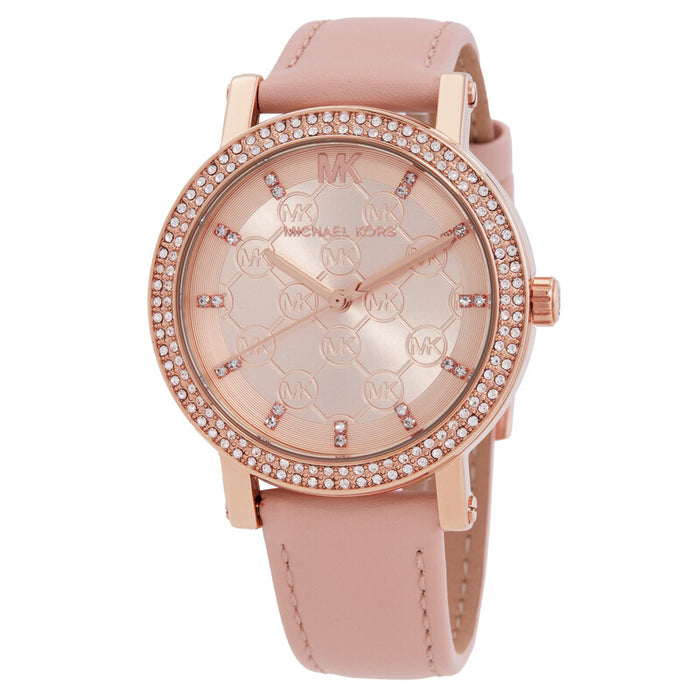 Michael Kors Corey Pink Dial Watch MK2987 Authentic