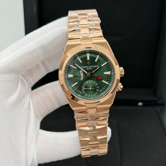 Vacheron Constantin Overseas Dual Time –Rose Gold Dial– Automatic - Swiss Super Clone
