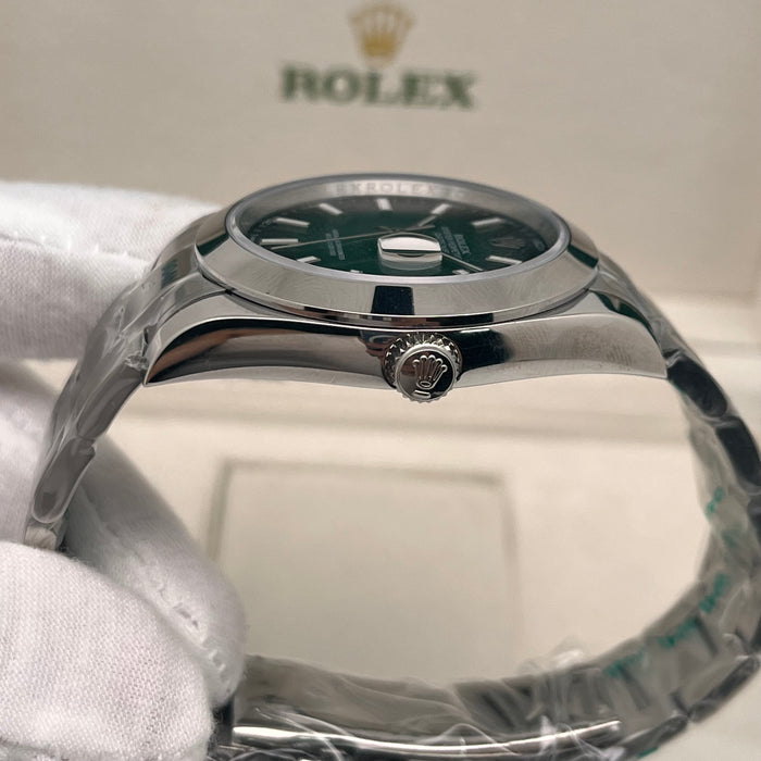 Rolex Datejust 41mm green ombré dial and a robust Oystersteel case - 2026