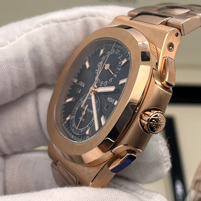 Patek Philippe Nautilus Travel Time Chronograph Swiss Super Clone