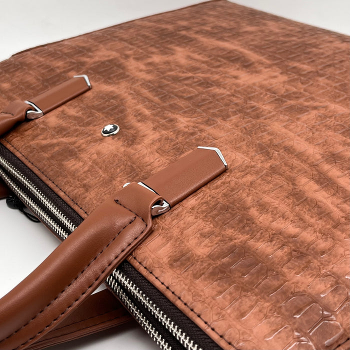 Montblanc Brown Laptop Bag EWM2050-5 (Montblanc Collection)