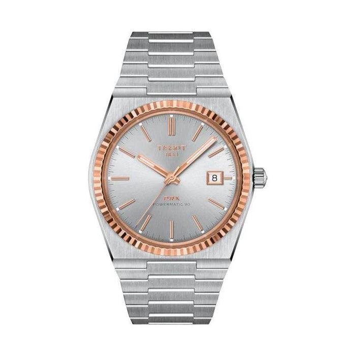 Tissot PRX Powermatic 80 (40MM) –  (Rose Gold Bezel) t931.407.41.041.00 - Swiss Factory
