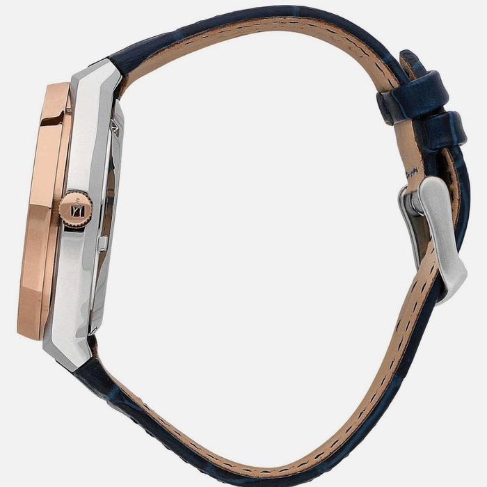 Maserati Stile Watch Blue Leather Strap R8821142001-Authentic