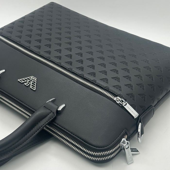 Emporio Armani Leather PU Laptop Bag