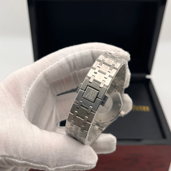 Audemars Piguet Royal Oak Quartz 33mm Stainless Steel with Chocolate Brown Dial