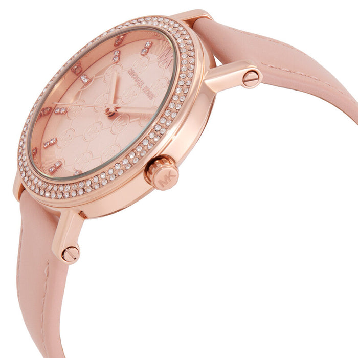 Michael Kors Corey Pink Dial Watch MK2987 Authentic