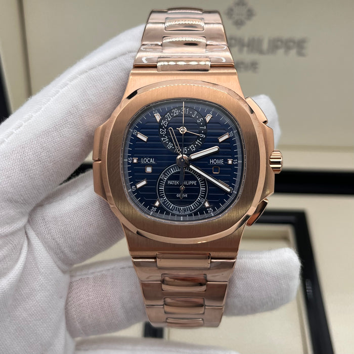 Patek Philippe Nautilus Travel Time Chronograph Swiss Super Clone