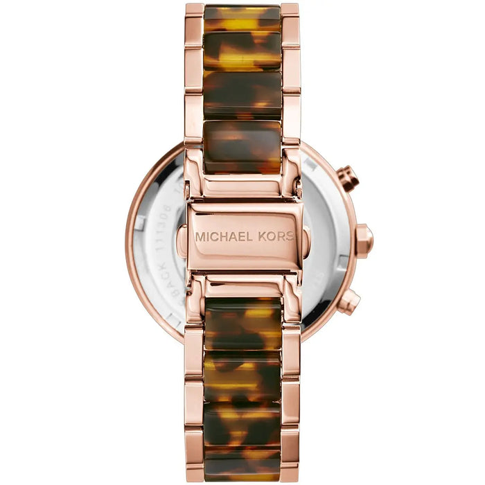 Michael Kors For Women Parker MK5538 With Rose Gold Dial Authentic