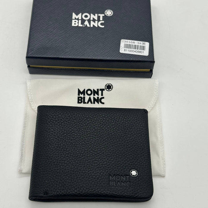 Montblanc Black Real Leather Wallet (Montblanc Collection)