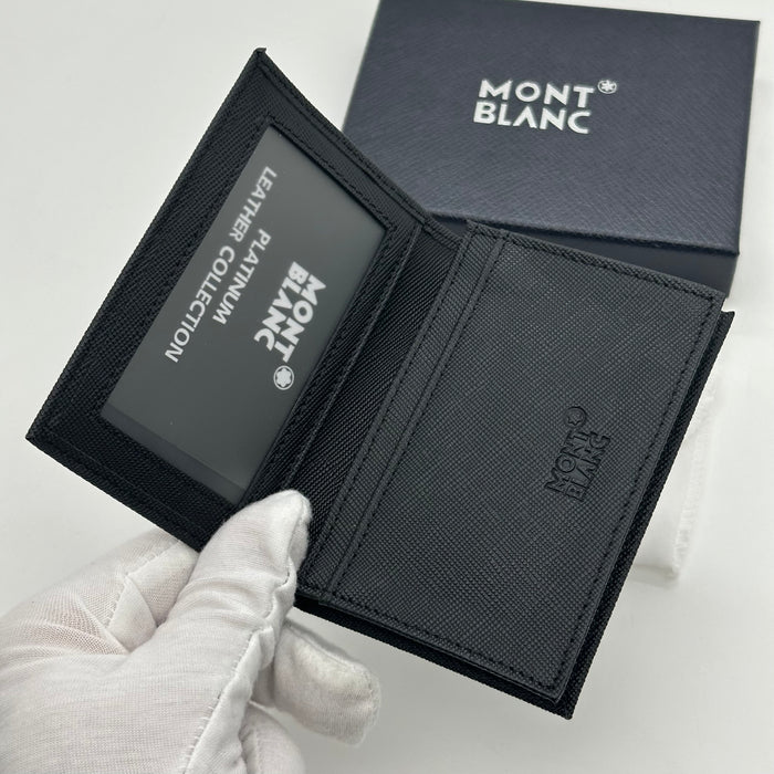 Montblanc Black Real Leather Wallet (Montblanc Collection)