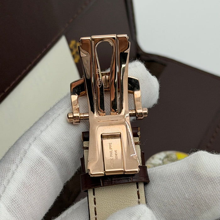 Patek Philippe Nautilus Date Sweep Seconds (Rose Gold / Brown Dial) 5711R-001 - Swiss Super Clone