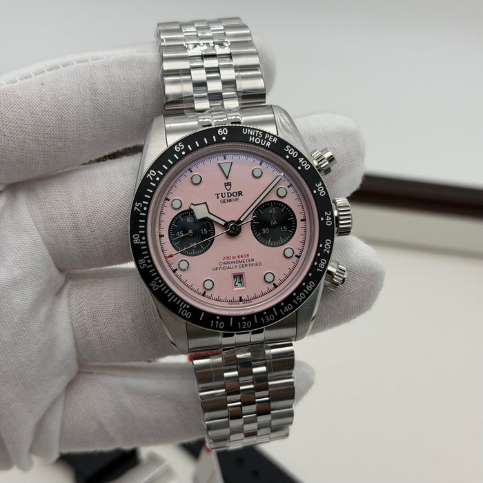 Tudor Black Bay Chrono “pink” Swiss Super Clone