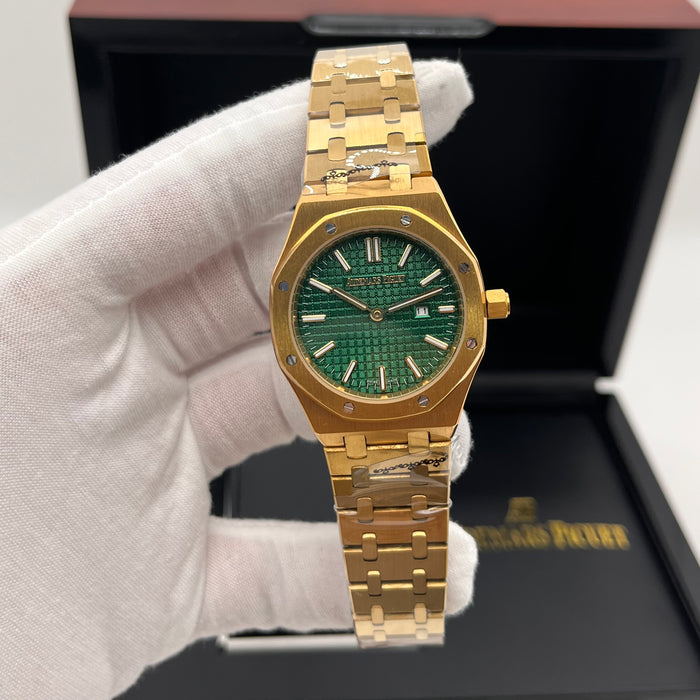 Audemars Piguet Royal Oak – Yellow Gold, Green Dial