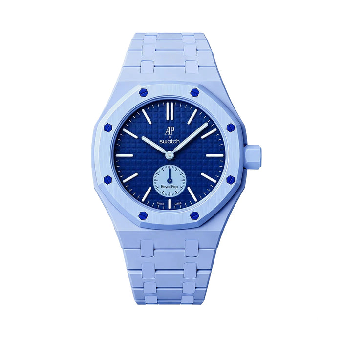 AP X SWATCH ROYAL POP Bioceramic Strap - Sky Blue