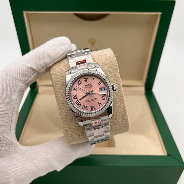 Rolex Datejust 31mm Roman Rose Diamond Dial