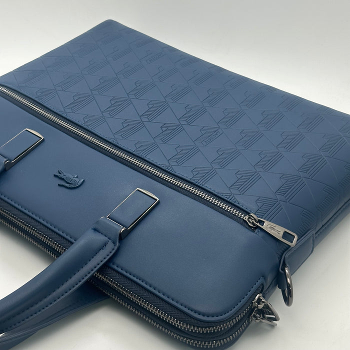 Lacoste Leather Laptop Bag
