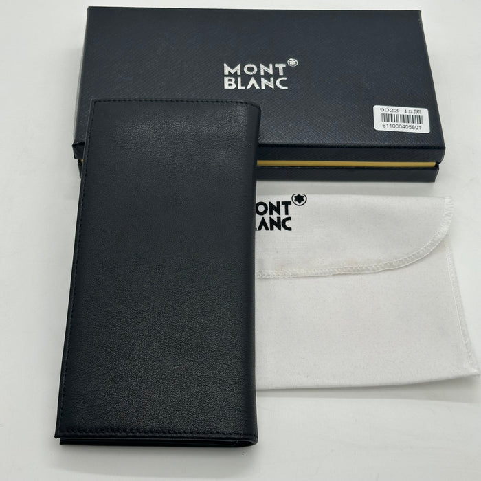 Montblanc Vertical Billfold Wallet Real Leather (Montblanc Collection)