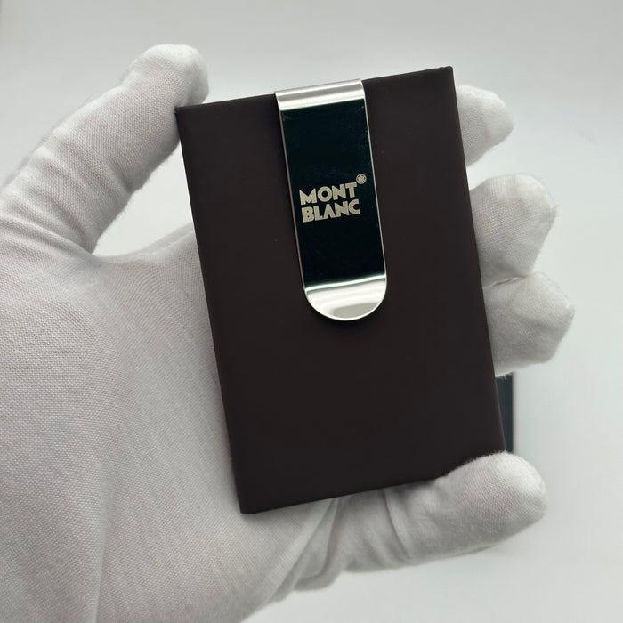 Montblanc Carbon Fiber Credit Card Holder With a Metal Money Clip (Montblanc Collection)